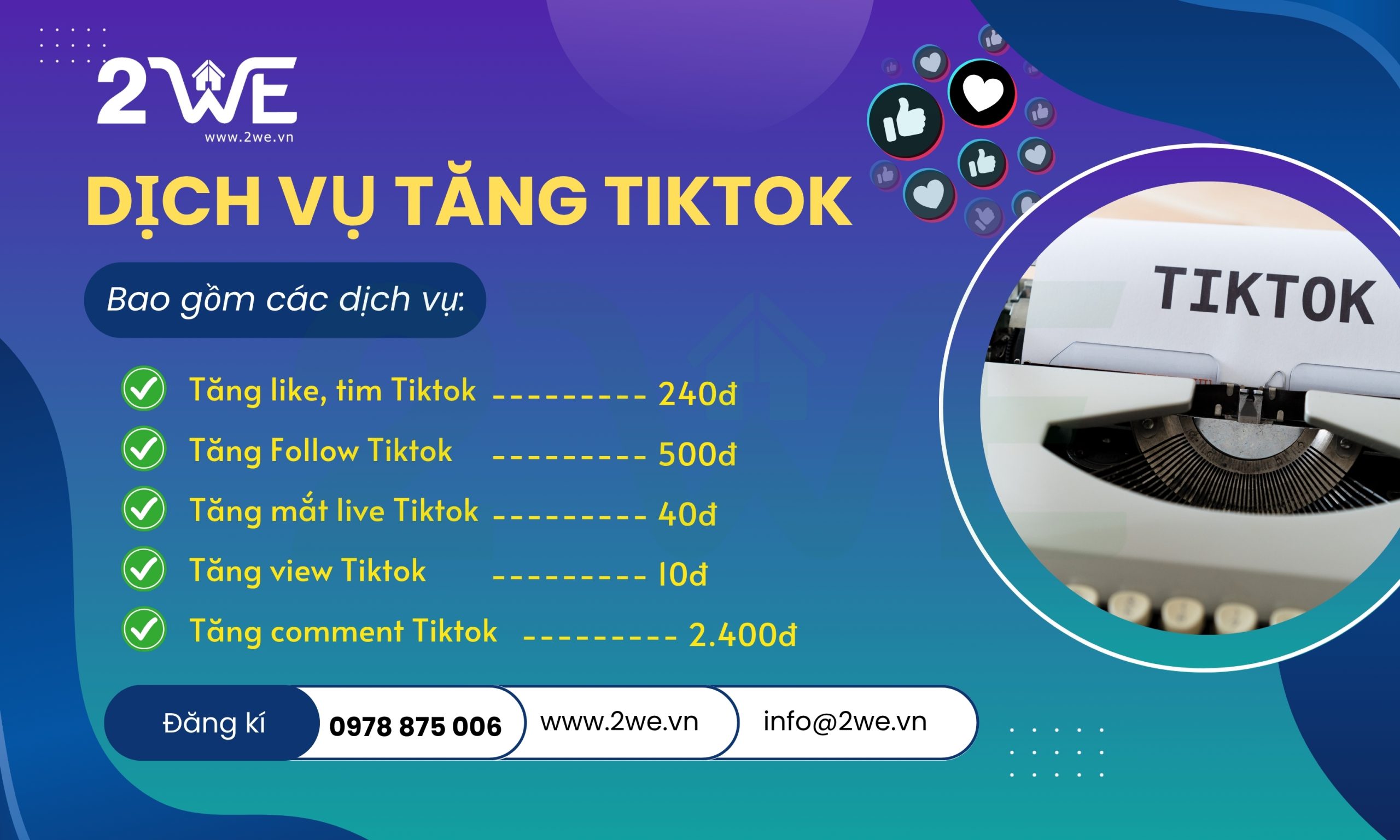 Dịch Vụ Tăng Tiktok Tại Thái Nguyên – Tăng Tương Tác Nhanh Chóng, Giá Rẻ, Uy Tín Tại 2WE