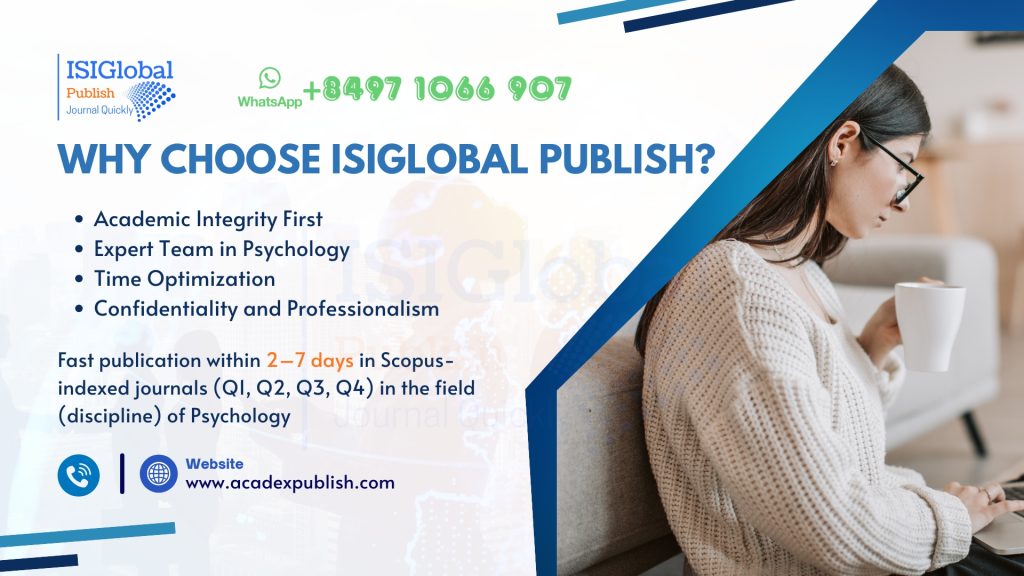 Write and Publish Psychology Research Papers Fast (Express Service) with ISIGlobal Publish
