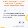 Backers’ Pledging Behavior Under Information Asymmetry in Reward-Based Crowdfunding