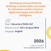 Developing and quantitatively validating a mental health care model for vietnamese workers based on digital technology and artificial intelligence